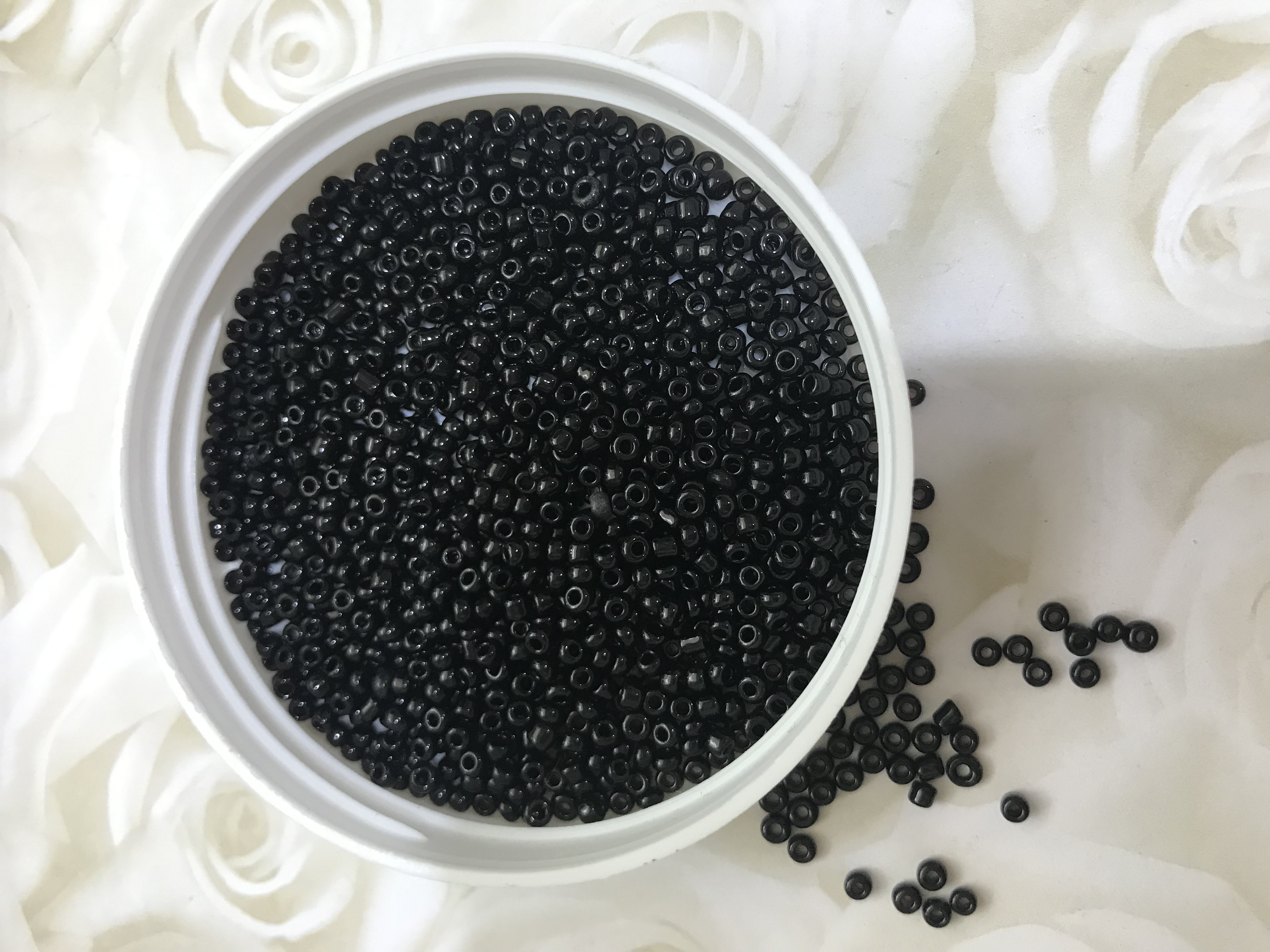 Black 12/0 Seed Beads