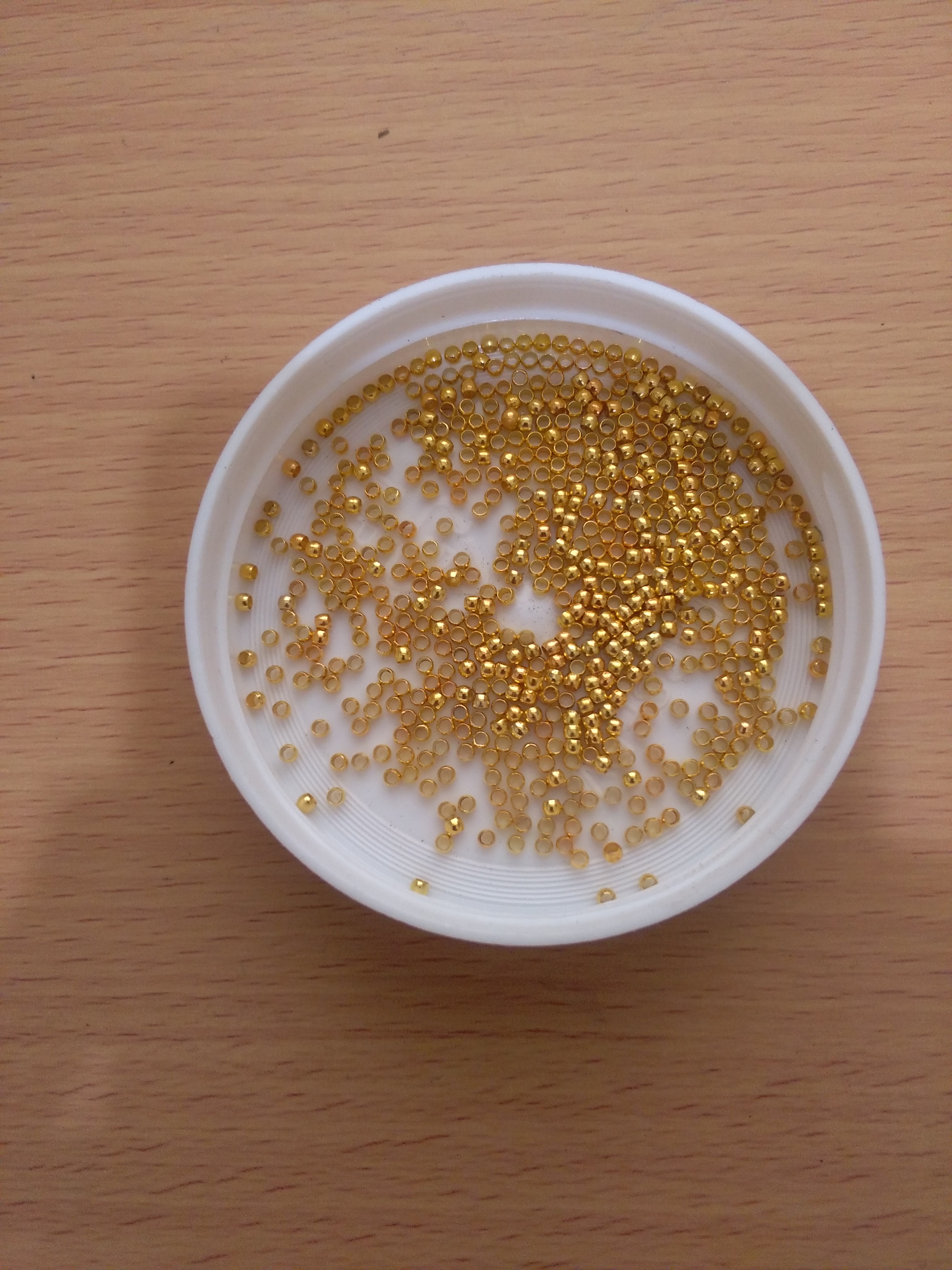 Crimp Beads - Gold