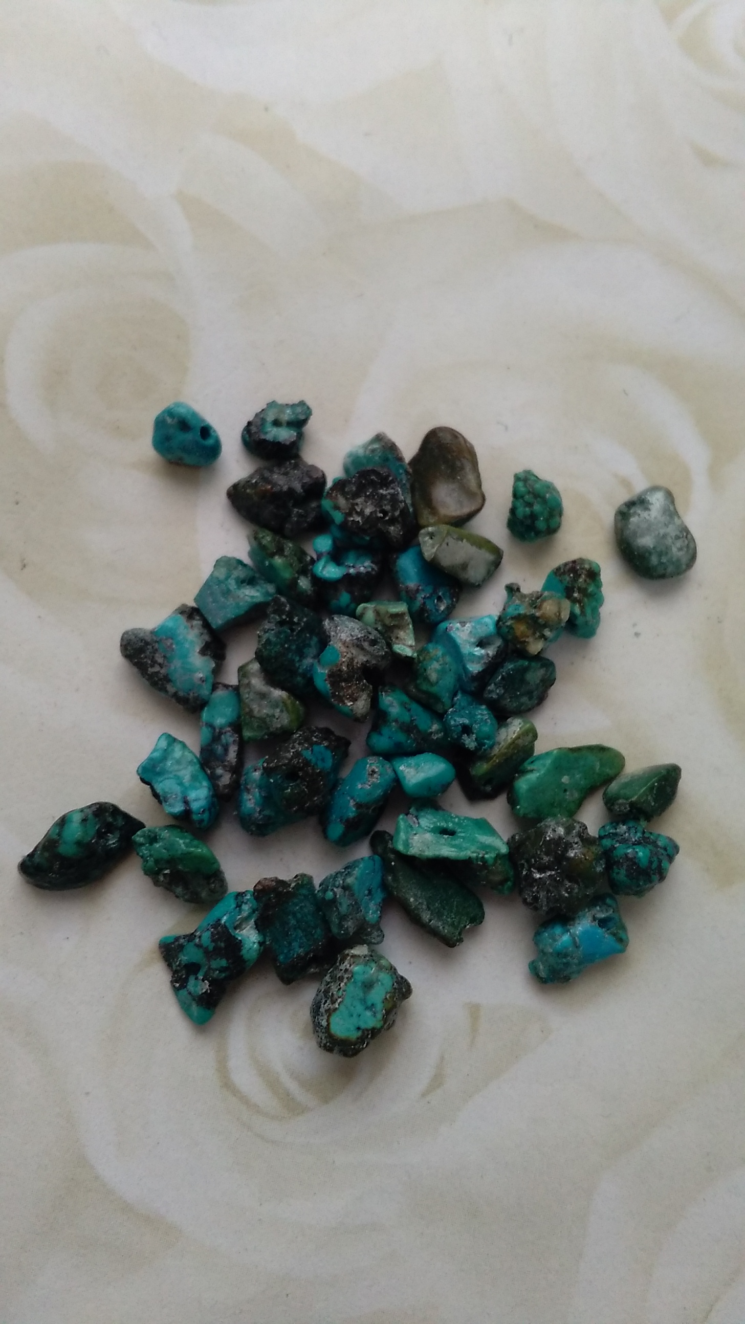 Turquoise Xtra Small Chip Bead
