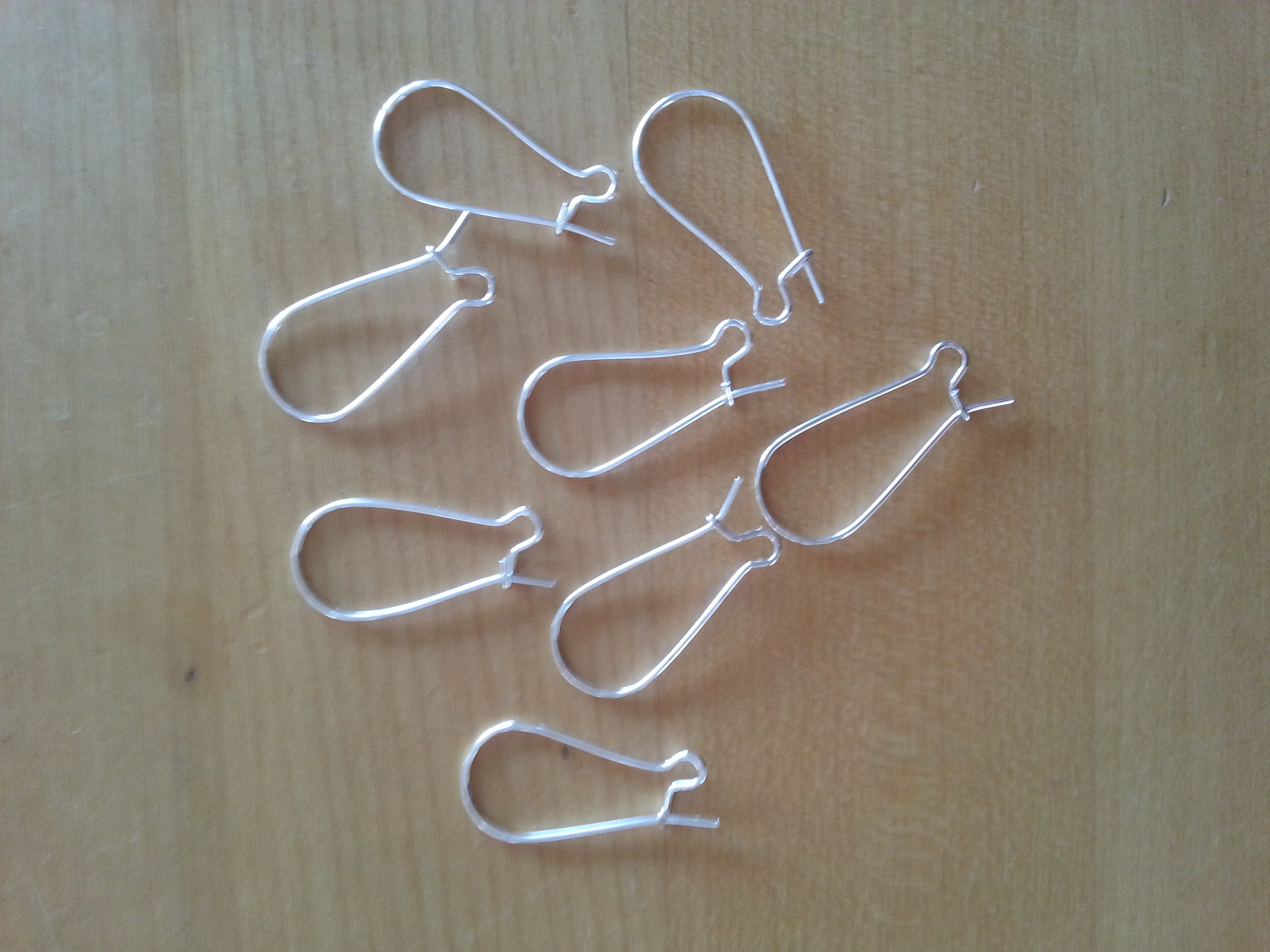 Silver Plated Kidney Earring 25x10mm sold as a pair