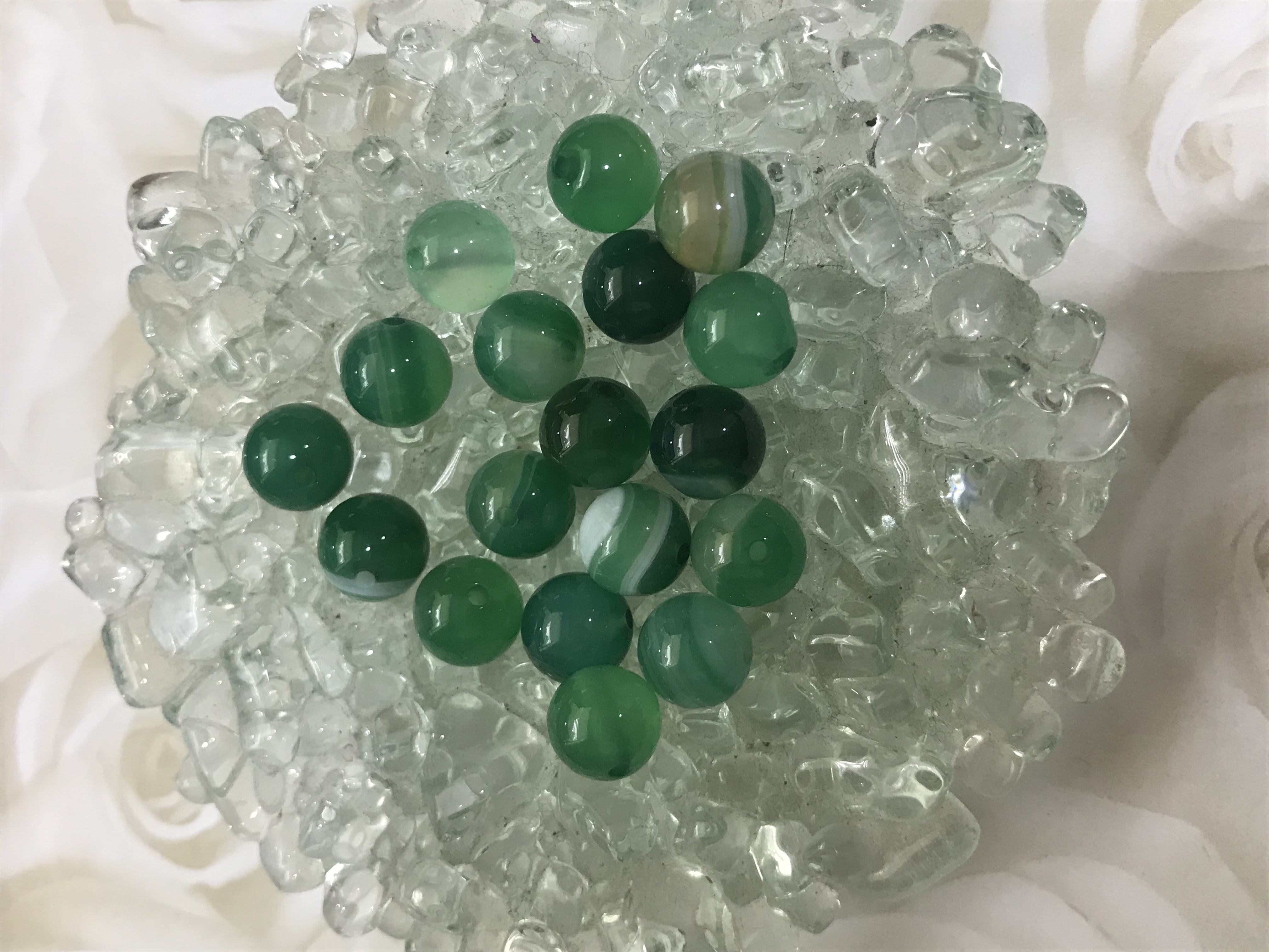 Green Agate 8mm Beads