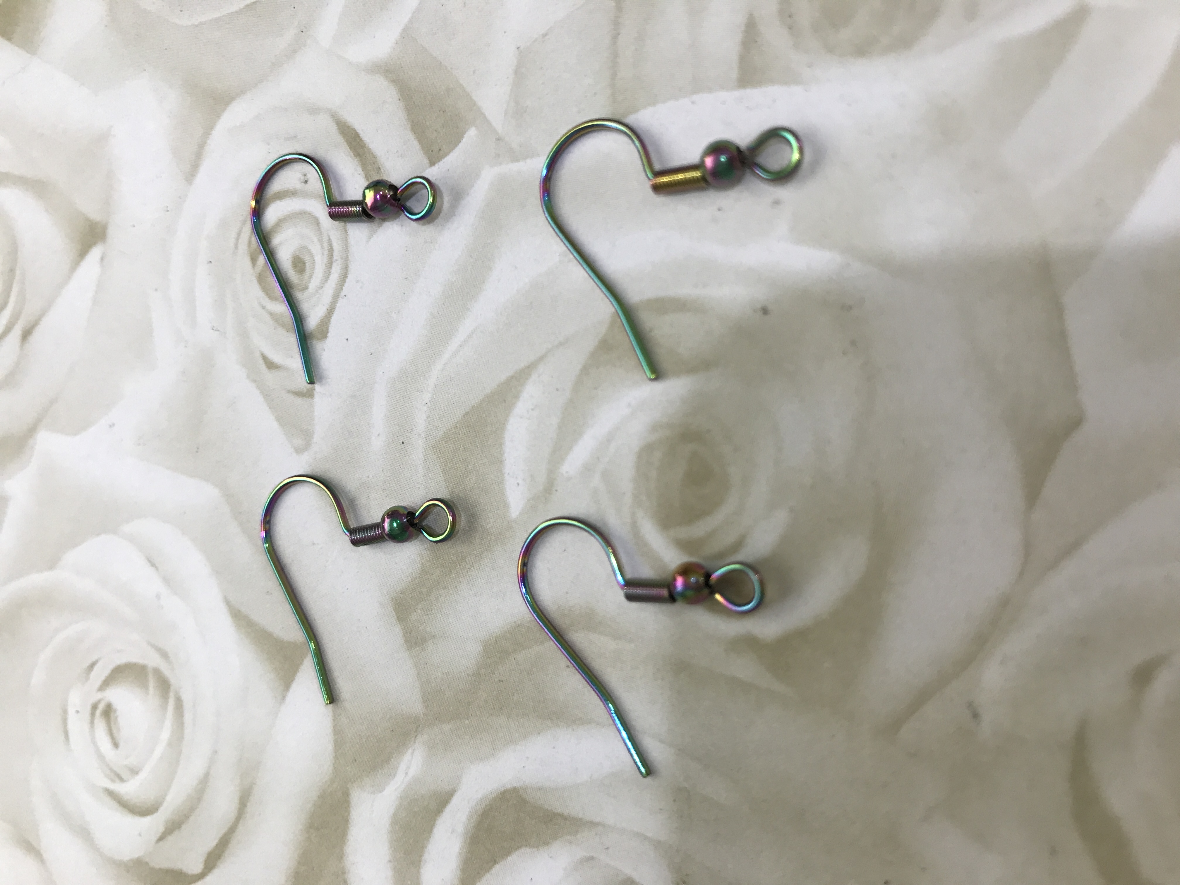 Metal Multi Coloured Earring Hooks