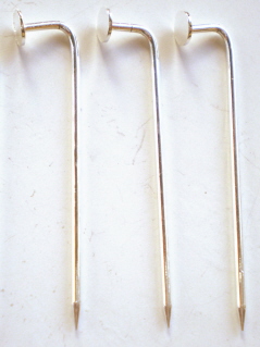 Brooch Stick Pins - Silver